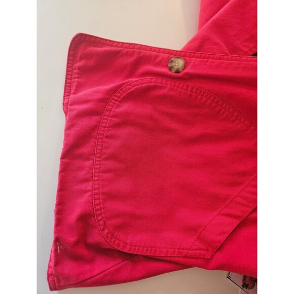 Vintage 90's Greatland oversized flannel lined chore barn jacket red S - Picture 10 of 10